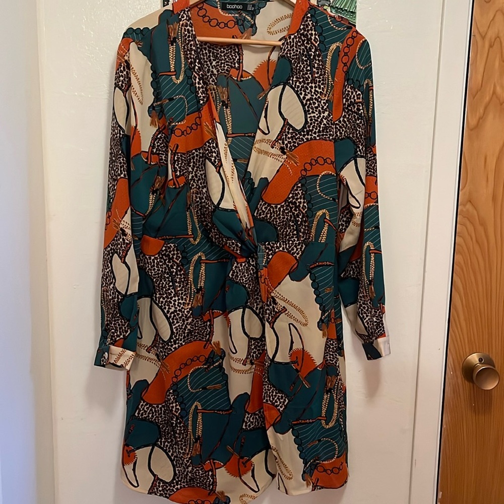 Sexy printed dress